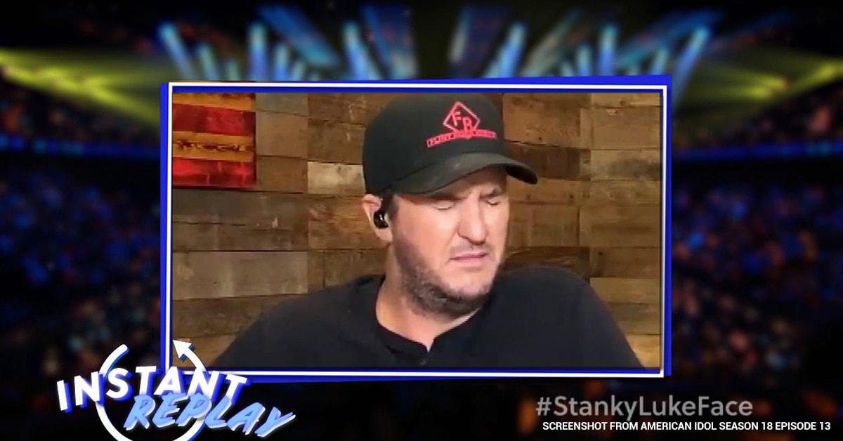 Luke Bryan and his stanky face
